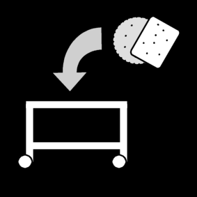 biscuit trolley: load